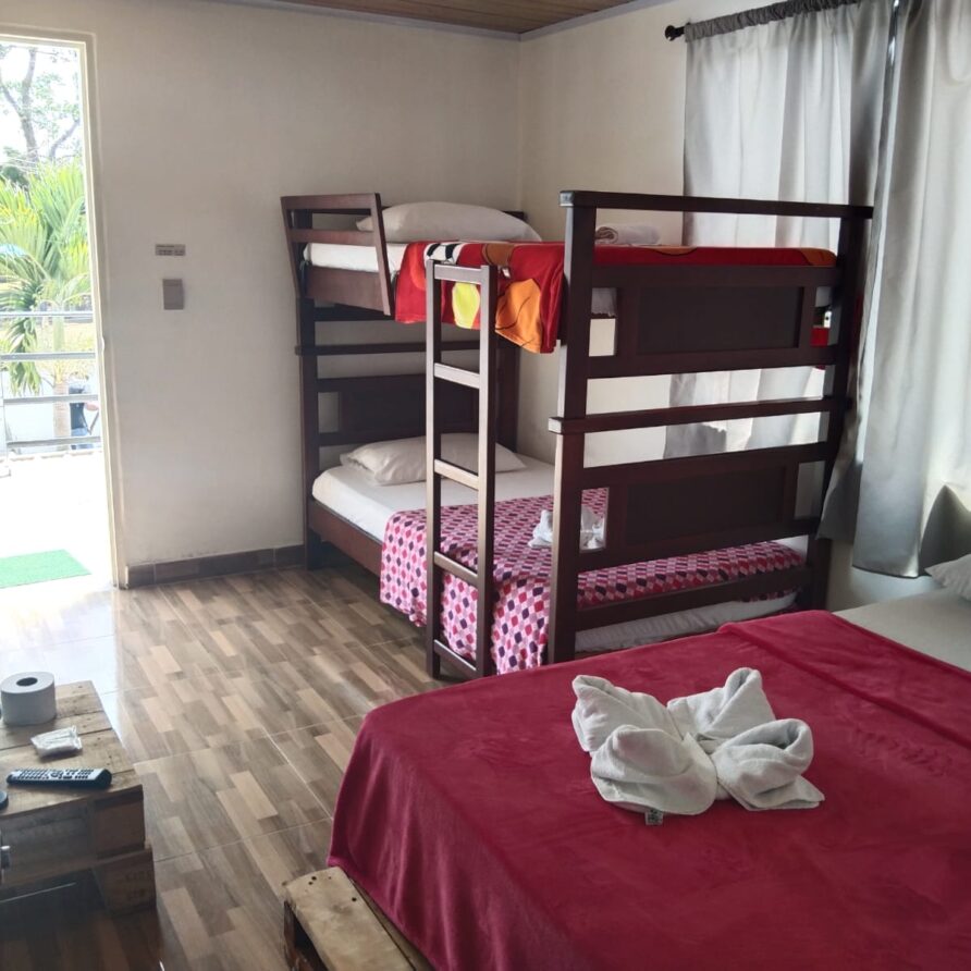 habitacion familiar 4 personas complejo campestre salome