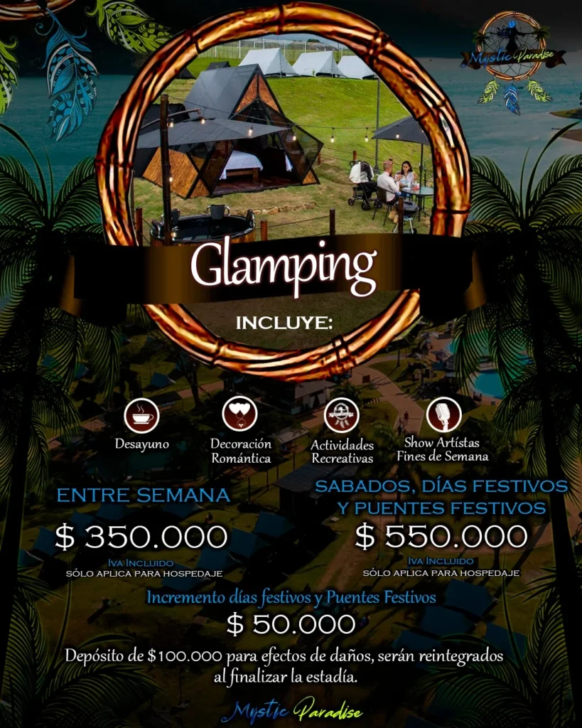 Glamping Mystic Paradise 1 Glamping Mystic Paradise Lago Calima