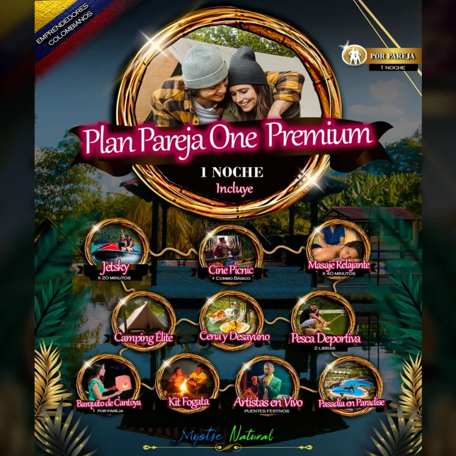 Plan PAREJA ONE PREMIUM Mystic Natural Lago Calima