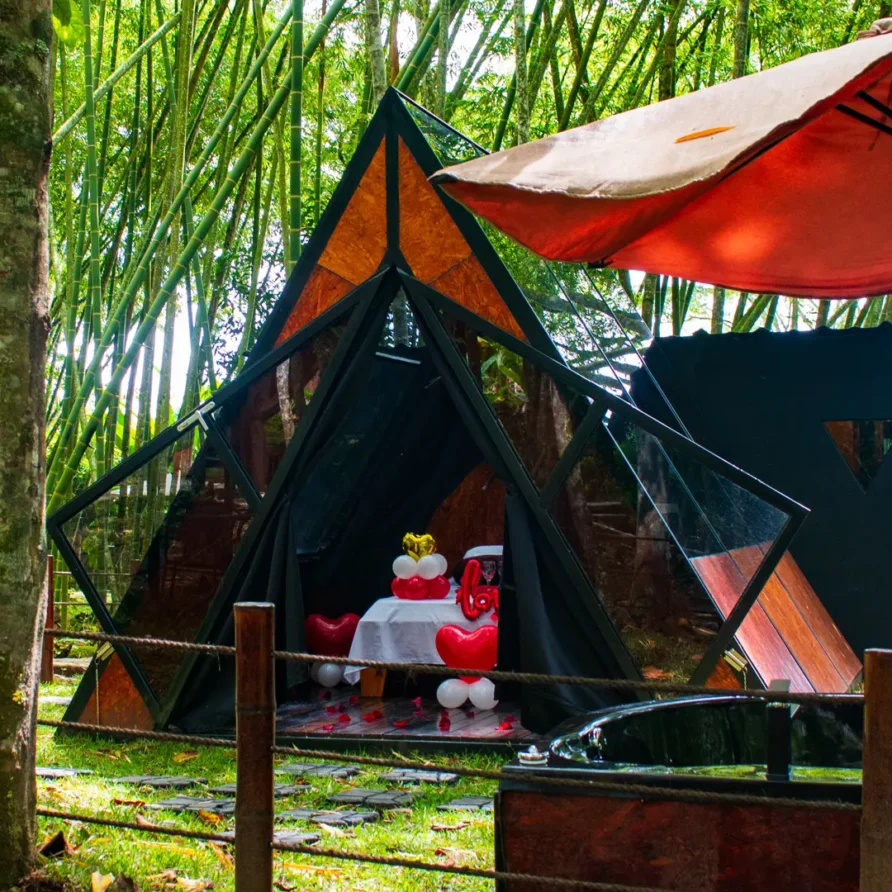 Glamping mystic natural
