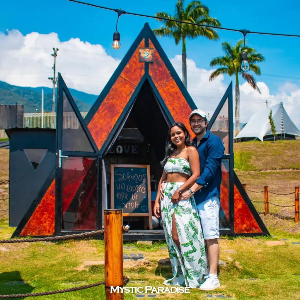 Glamping mystic paradise pareja lago calima
