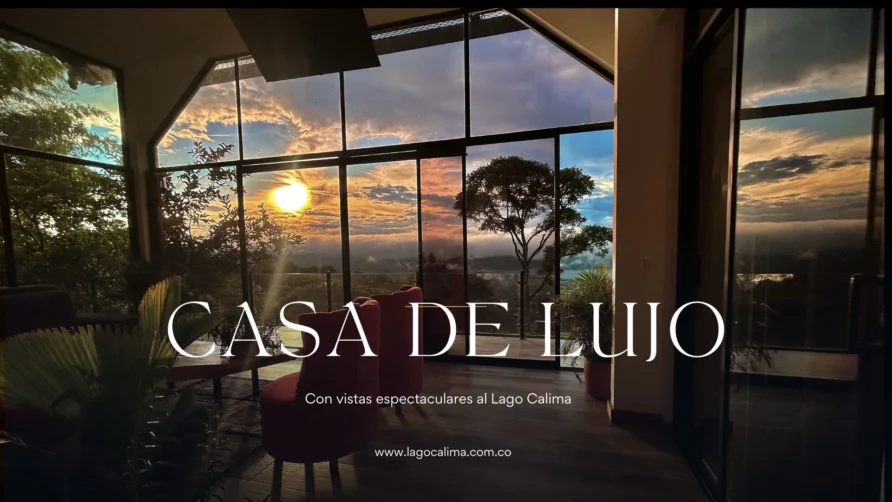 Alquiler de Casa Campestre de Lujo en Lago Calima: Vistas impresionantes